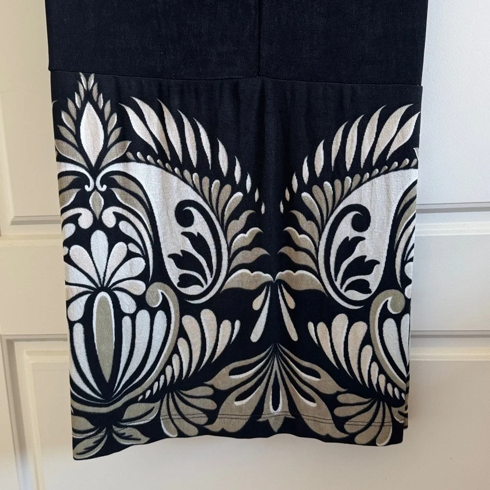 Chico's Travelers Border Print Kimono Top and Pants - Picture 4 of 7